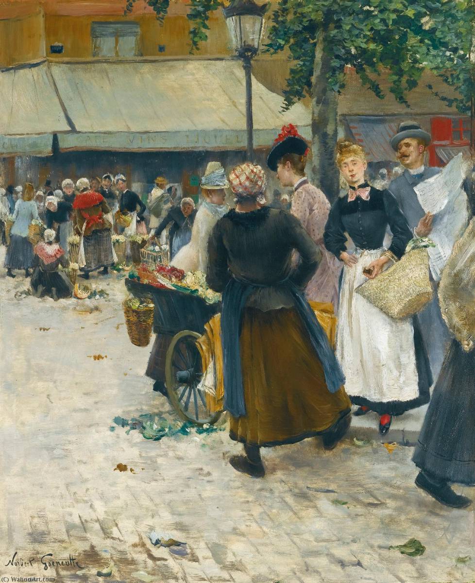 Le Marche Des Halles, Paris — Norbert Goeneutte