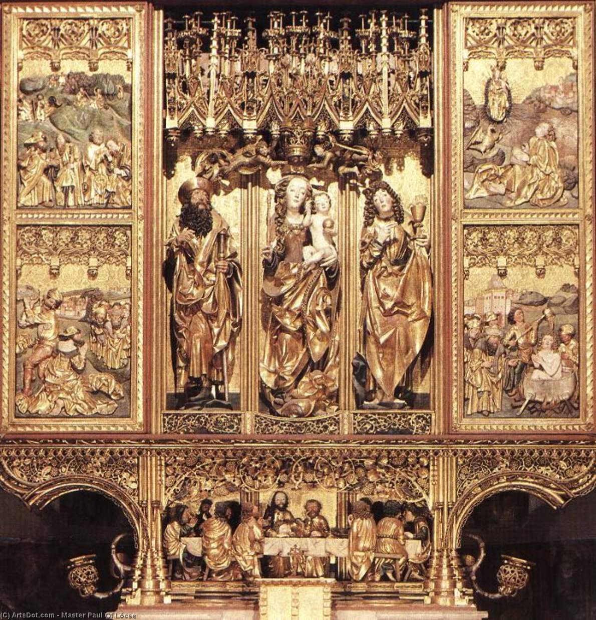 High Altarpiece Of St. James — Master Paul Of Lõcse