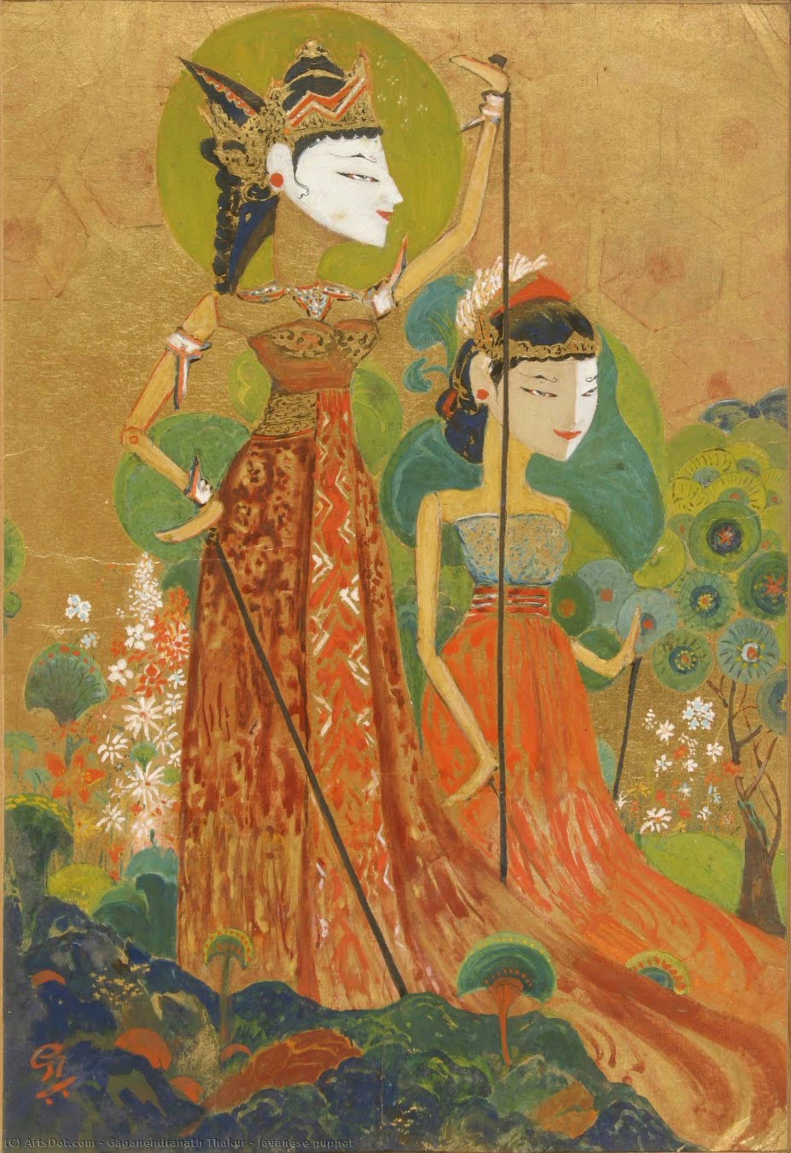 Javanese Puppet — Гаганендранатх Тхакур