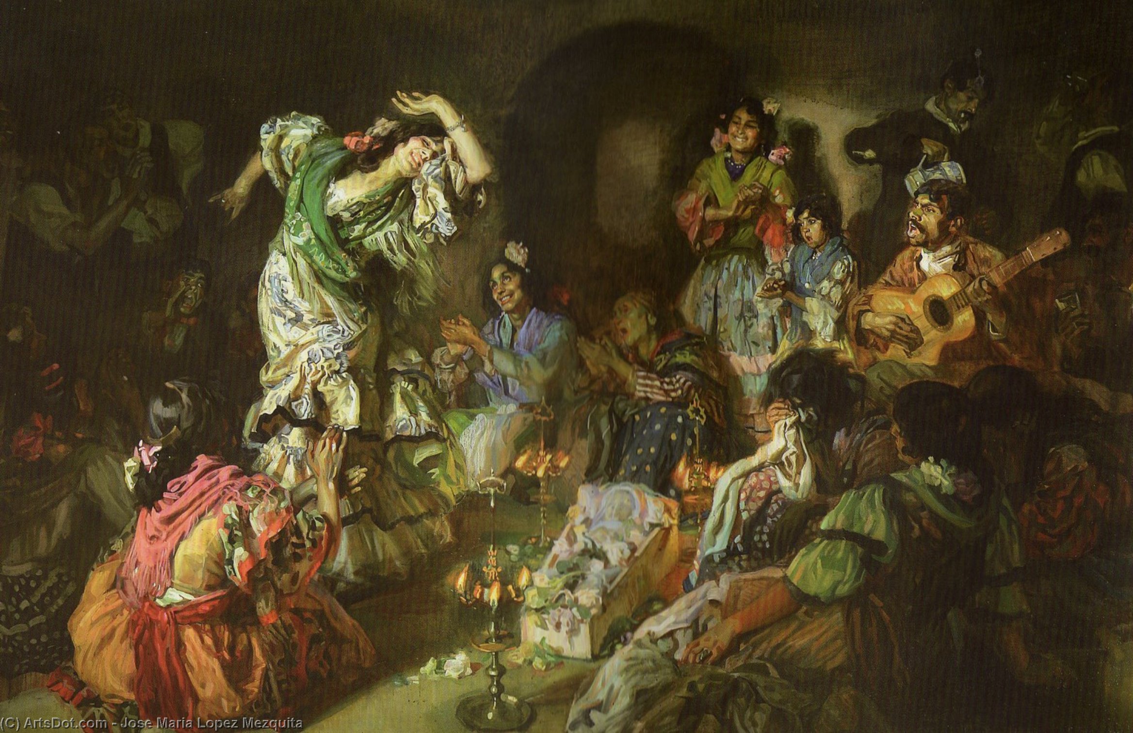 Jitanas Bailando — José María López Mezquita