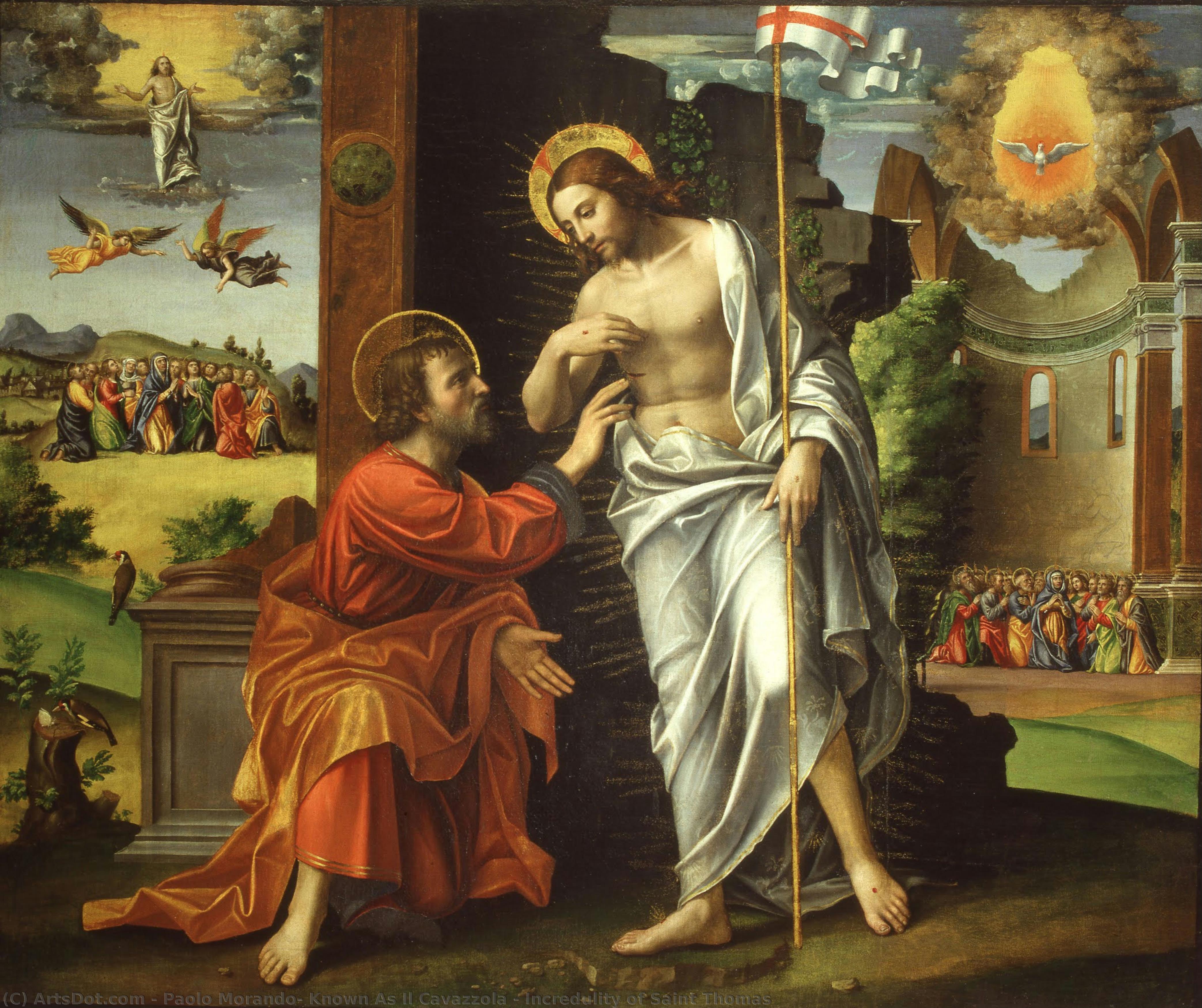 Incredulity Of Saint Thomas — Paolo Morando, Known As Il Cavazzola
