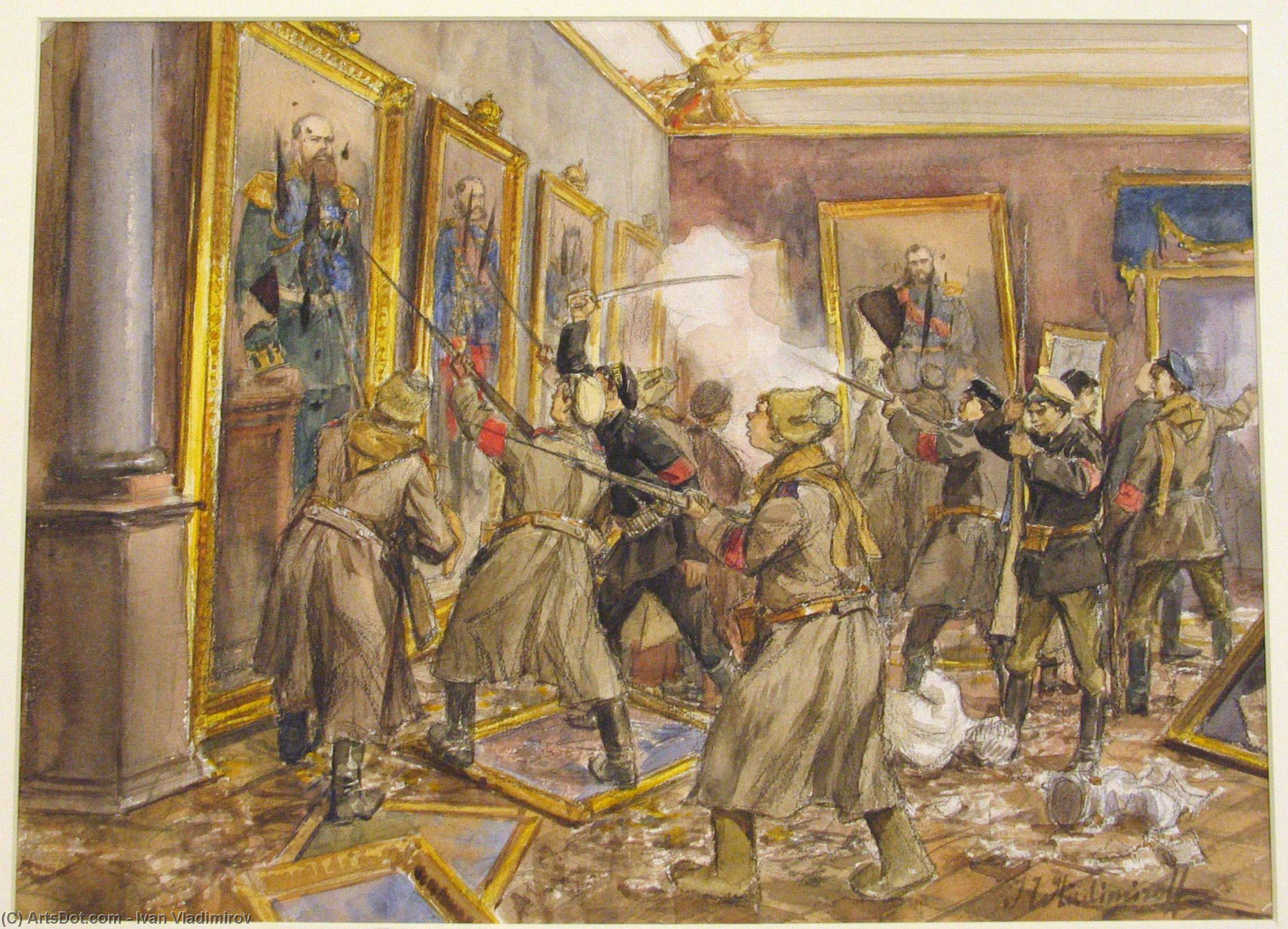 The Pogrom Of The Winter Palace — Ivan Vladimirov