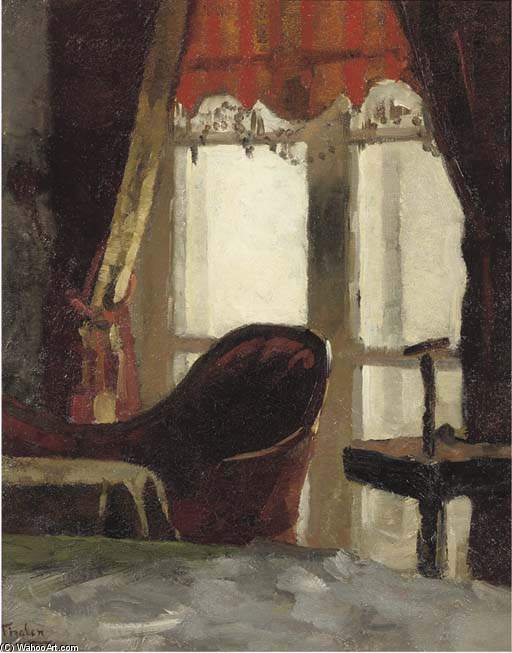Interieur Met Papegaaiestandaard The - Corner Of A Room — Willem Bastiaan Tholen