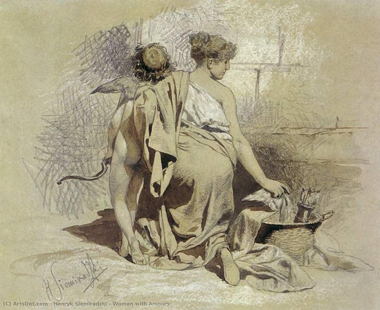 Woman With Amours — Henryk Siemiradzki