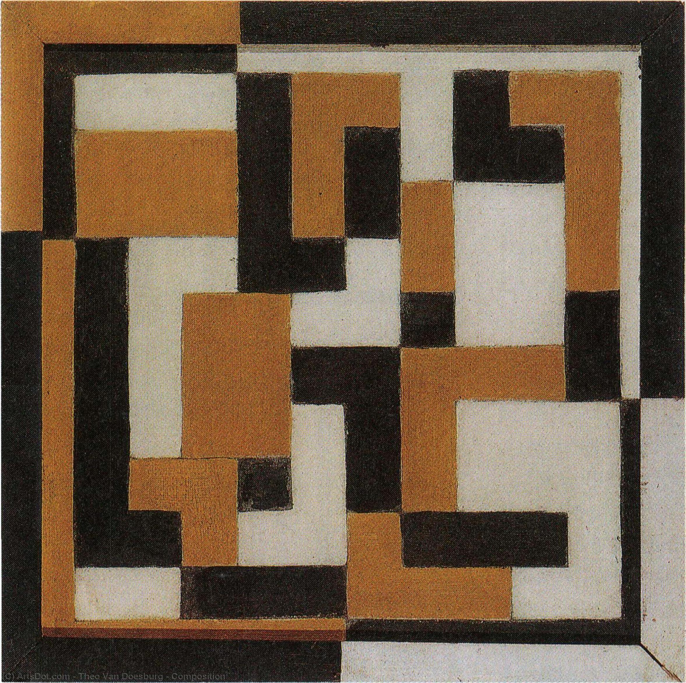 Komposition (die Kuh) — Theo Van Doesburg
