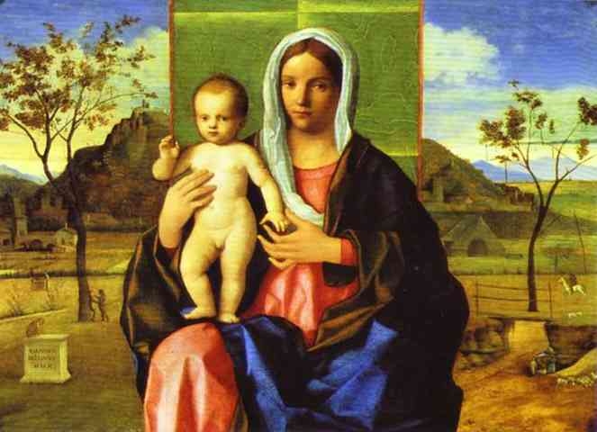 Madonna And Child — Джотто Беллини