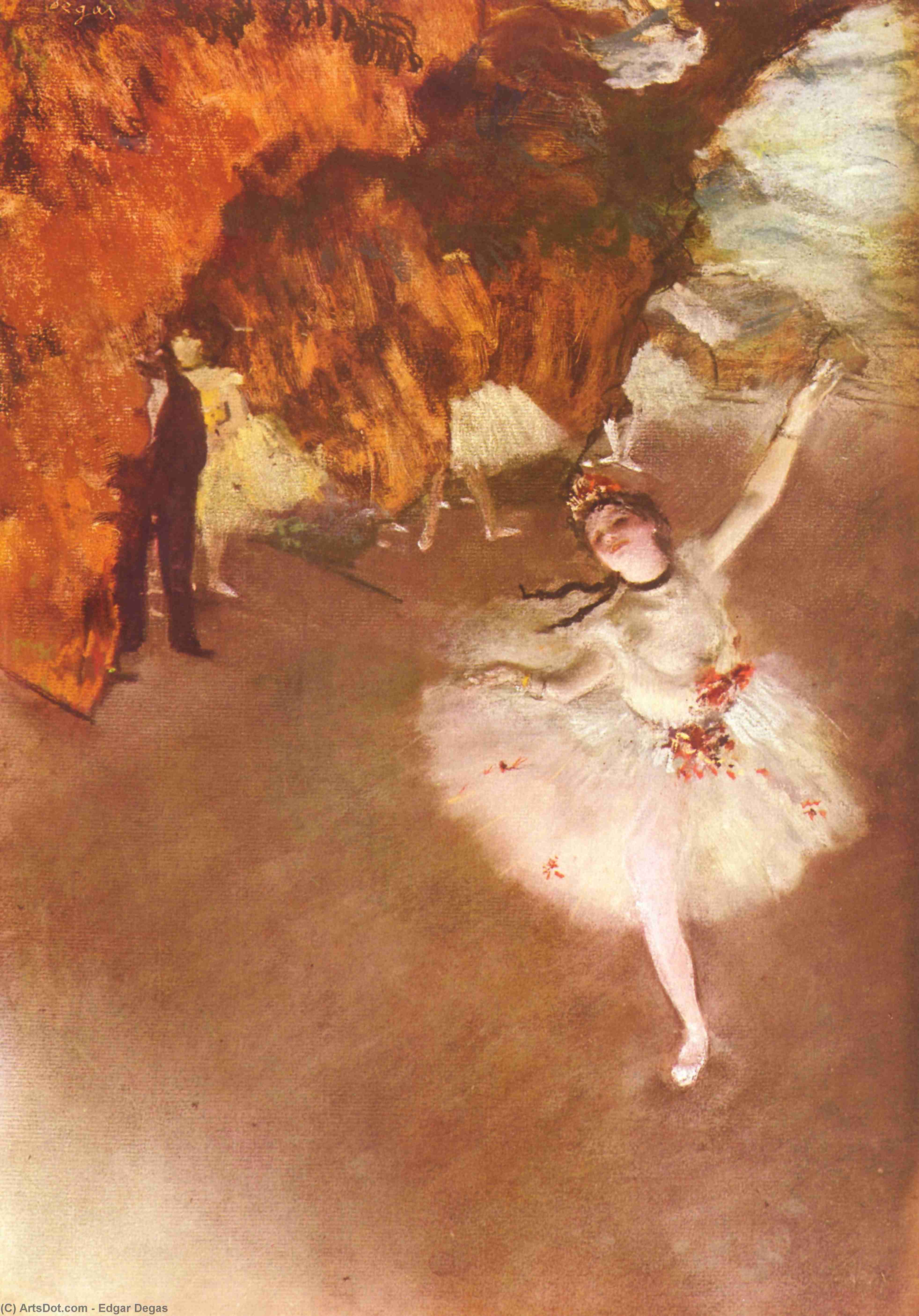 The Star (dancer On Stage) — Edgar Degas