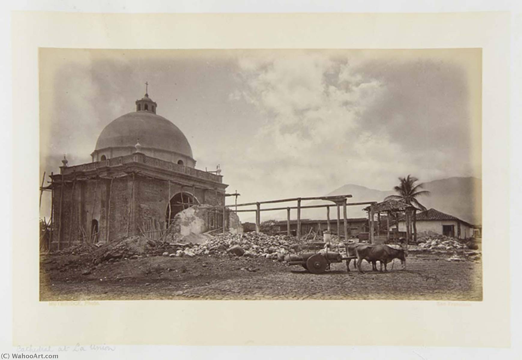 Cathedral At La Union, El Salvador — Eadweard J Muybridge