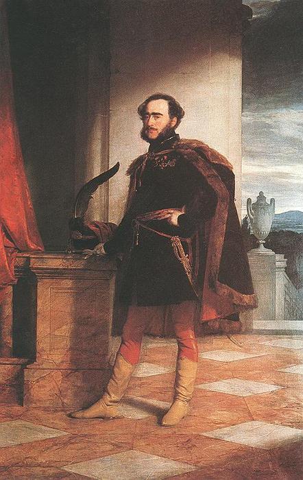 Portrait Of Count István Széchenyi — Friedrich Ritter Von Amerling