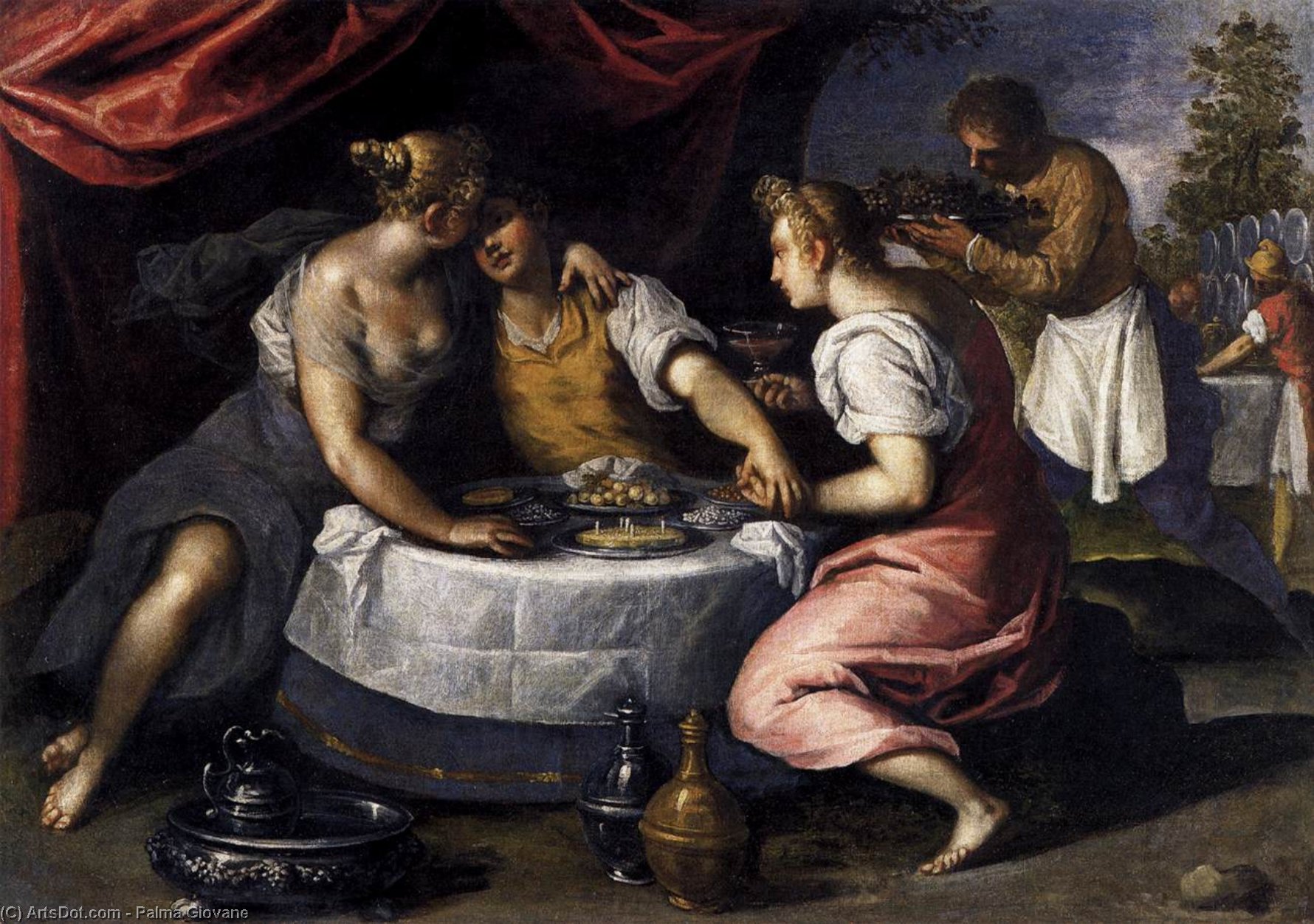 Amusements Of The Prodigal Son — Jacopo Palma Il Giovane