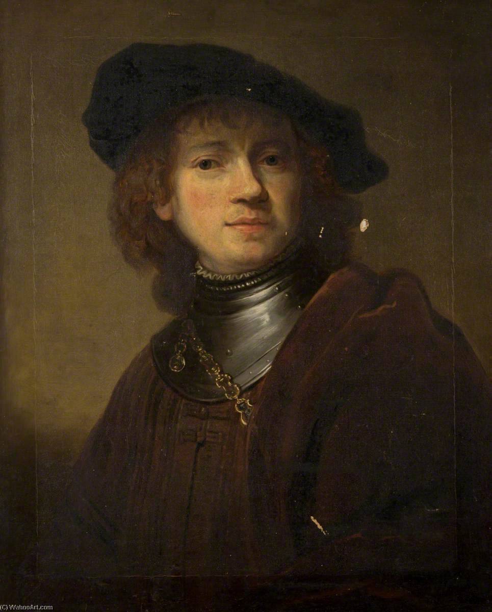 Self Portrait (copy After Rembrandt Van Rijn) — Patrick Allan Fraser