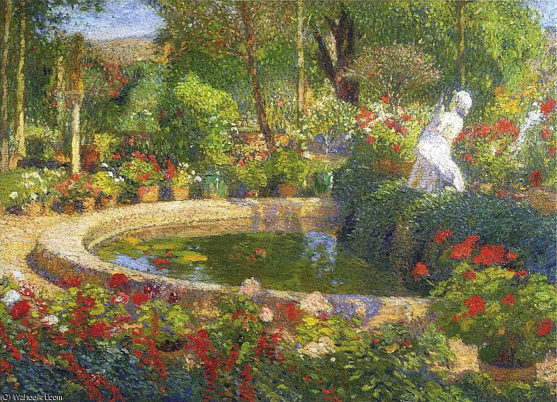 Fountain In Marquayrol Aka Bassin En Marquayrol — Henri Jean Guillaume Martin