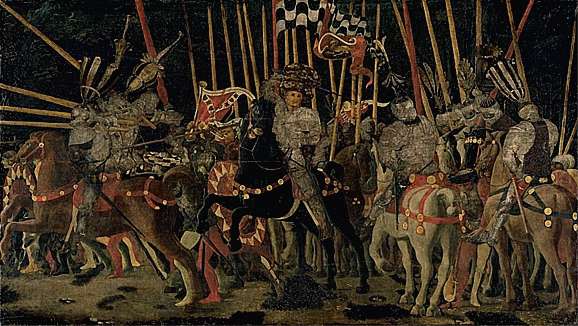La Bataille De San Romano La Contre - Attaque De Micheletto Da Cotignola — Paolo Uccello