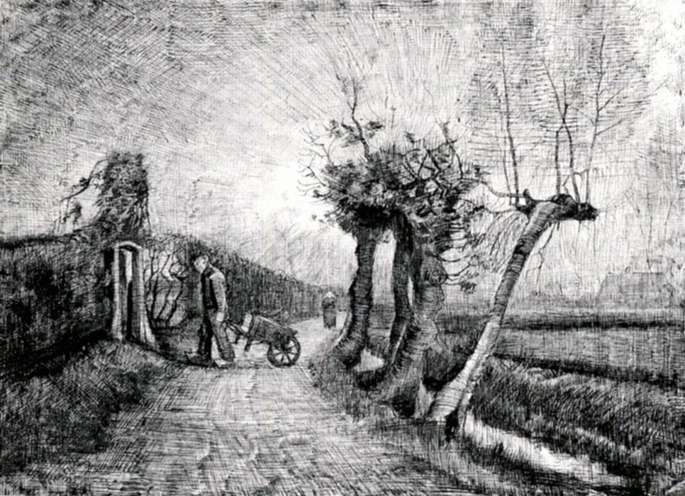 Behind The Hedges — Vincent Willem Van Gogh