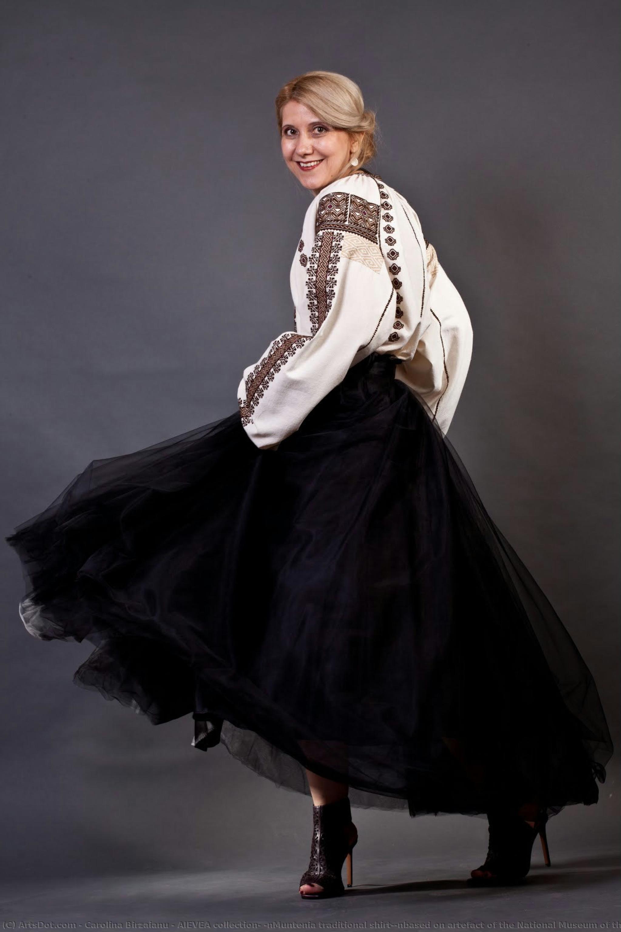 Aievea Collection; \nmuntenia Traditional Shirt;\nbased On Artefact Of The National Museum Of The Romanian Peasant — Carolina Birzaianu