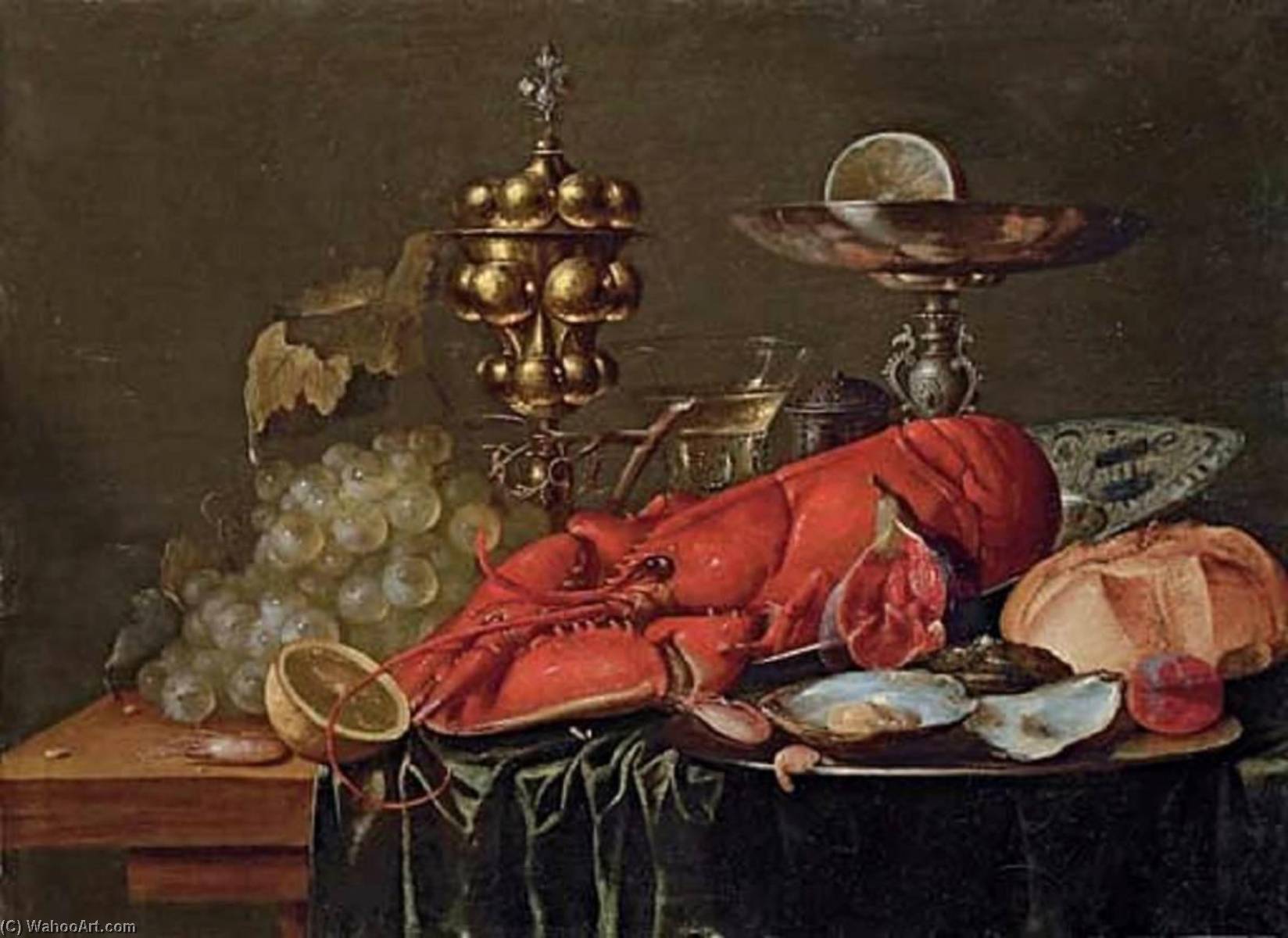 Still Life With Lobster — Christiaen Luyckx