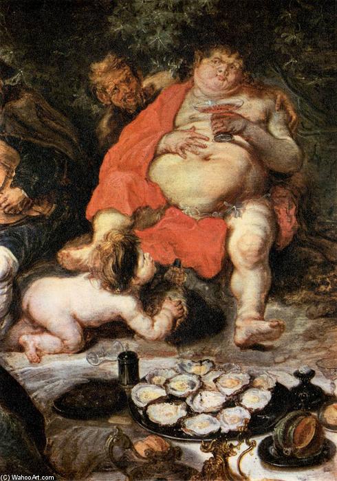 Allegorical Scene (detail) — Simon De Vos