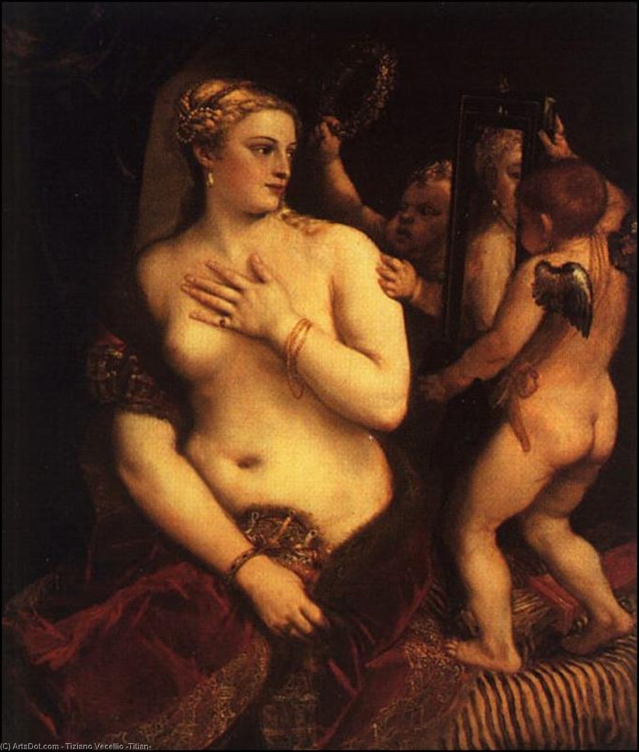 Venus With A Mirror, Ngw — Тициан