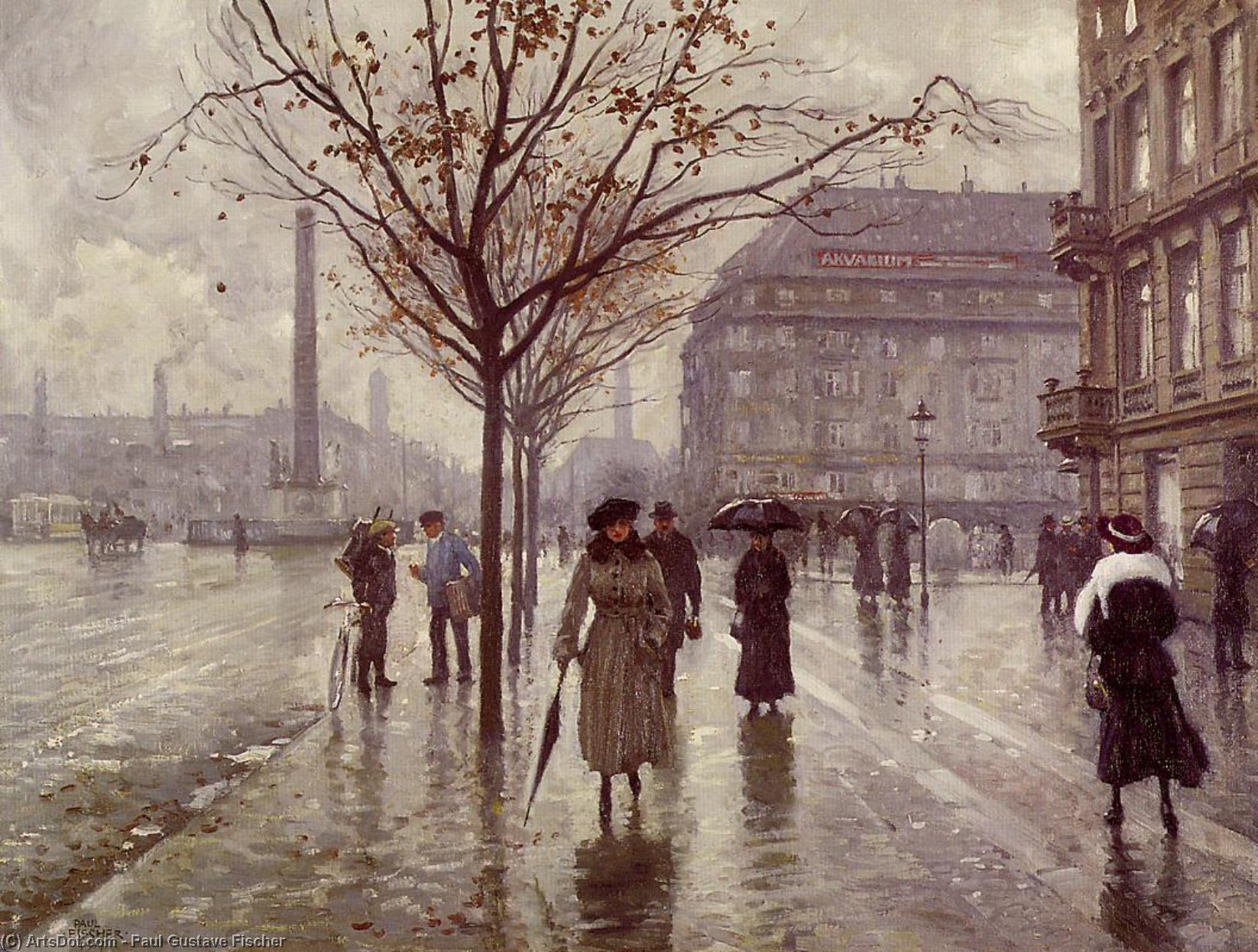 Vesterbrogade — Paul Gustave Fischer