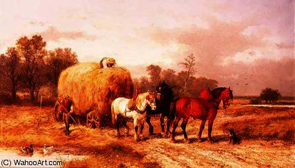 Carting Hay — Alexis De Leeuw