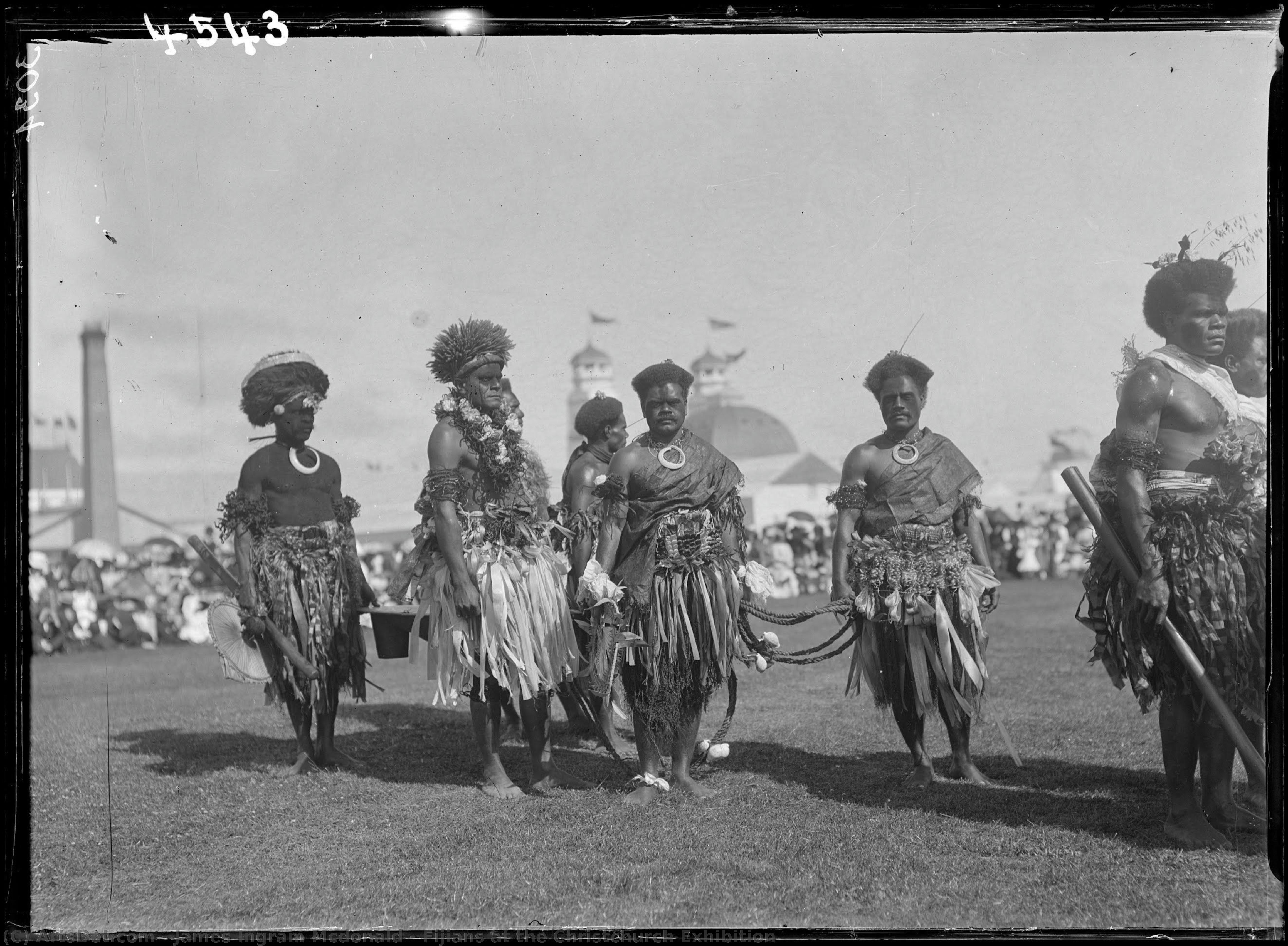 Fijians At The Christchurch Exhibition — James Ingram Mcdonald