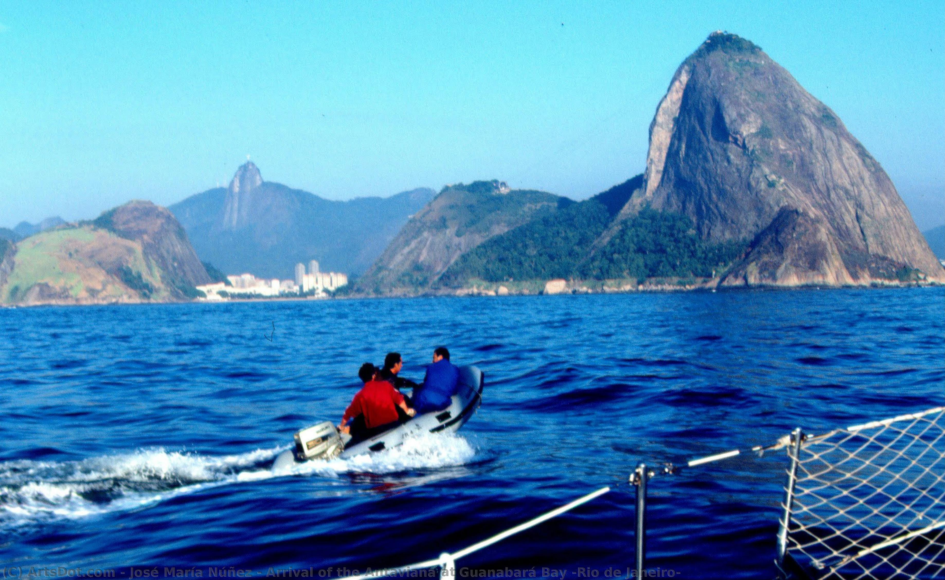 Arrival Of The Antaviana At Guanabará Bay (rio De Janeiro) — ホセ・マリア・ヌニェス