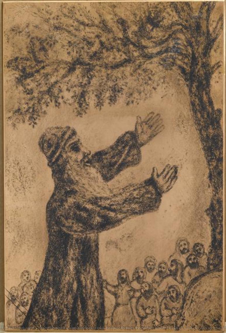 Already Been Old, Joshua Brings Together The Israelites And Recalls Of The Favor Which The Lord Has Blessed (judges, Xxiii, 14-16) — Marc Chagall