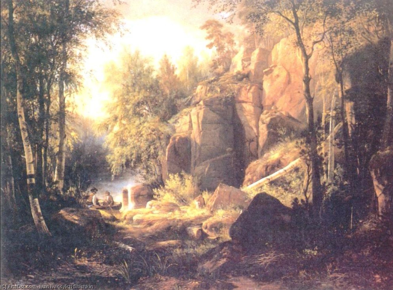 View On Island Valaam (place Kukko) — Ivan Ivanovich Shishkin