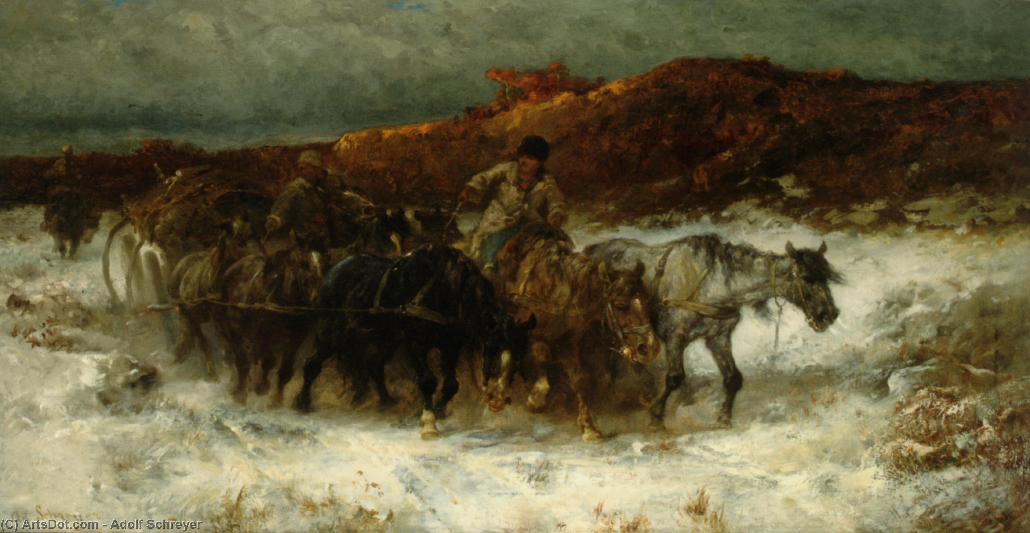 Homeward Bound — Adolf Schreyer