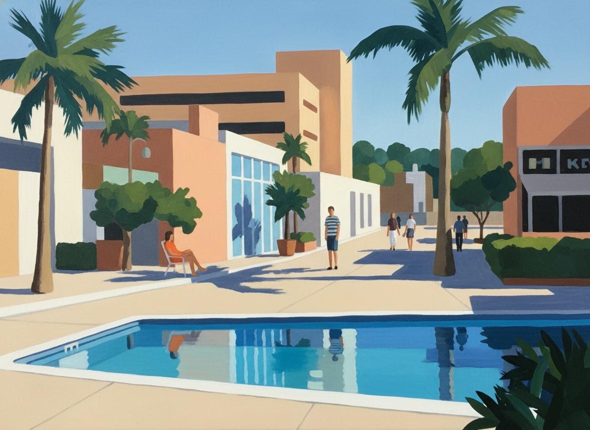 Serene Geometric Solitude Under The Radiant Glow Of A Midday Sun — Marion Delorme