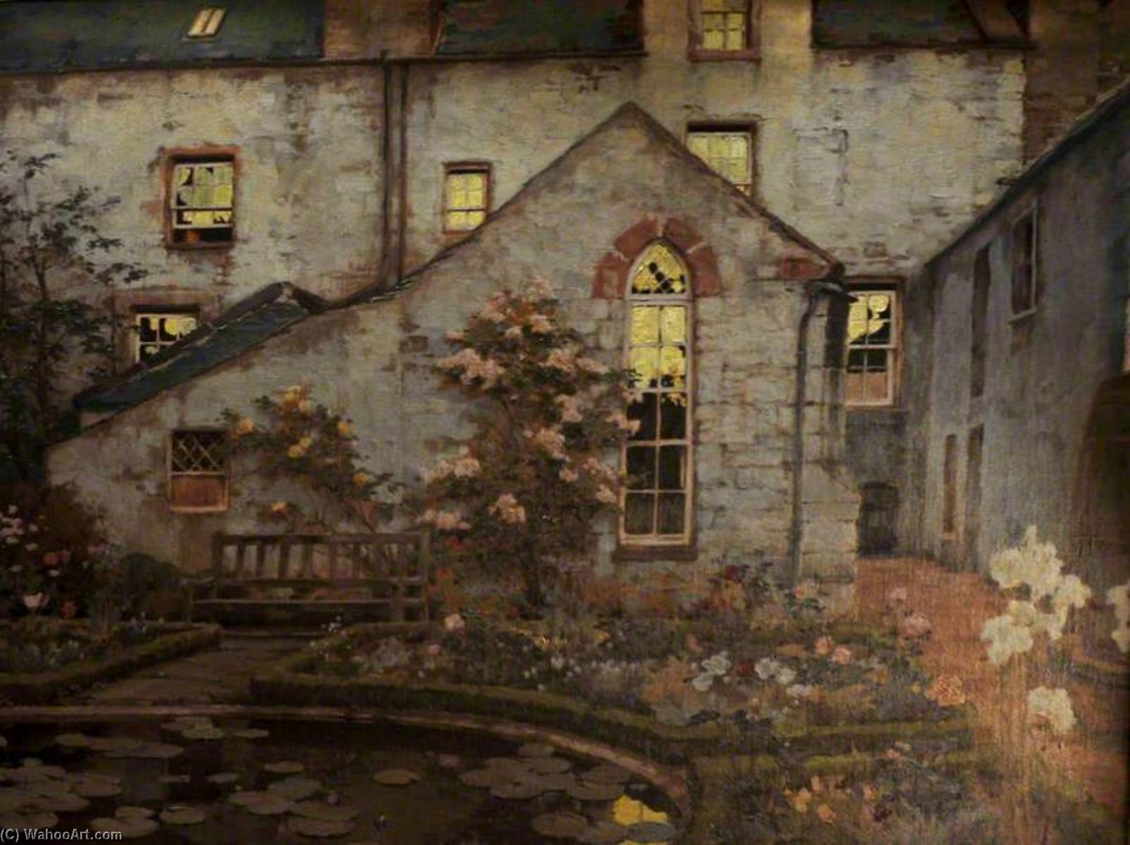My Garden At Twilight (14 High Street From The Garden) — Charles Oppenheimer