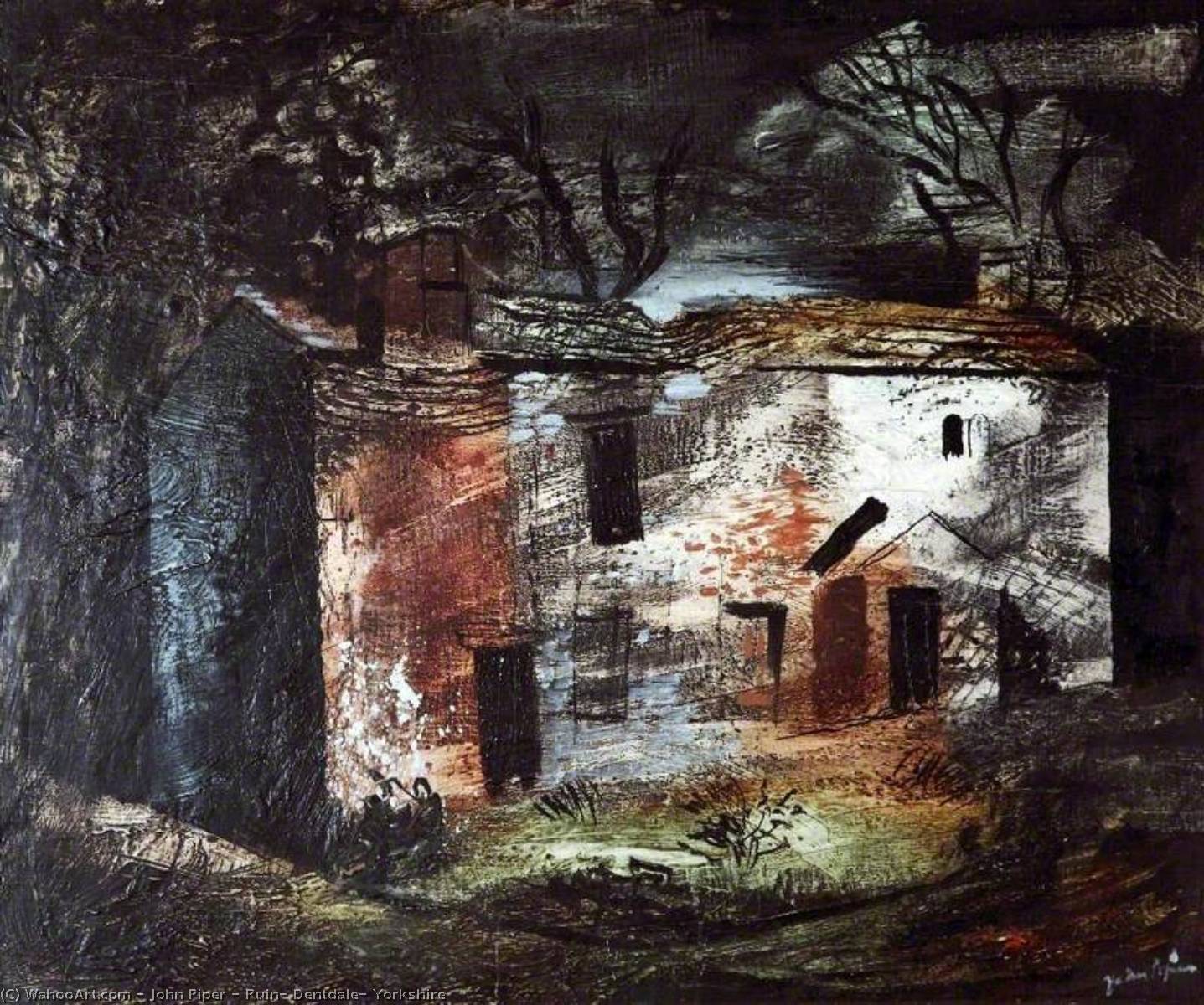 Ruin, Dentdale, Yorkshire — John Piper