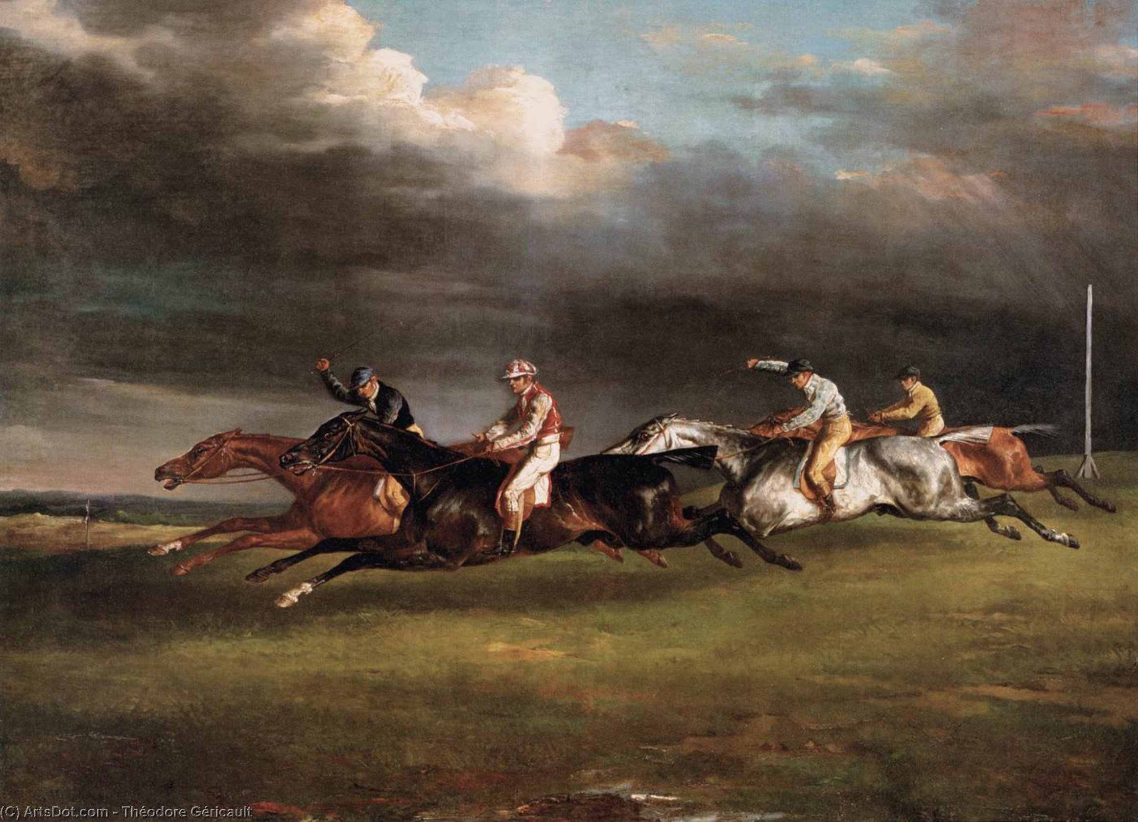 The Epsom Derby — Théodore Géricault