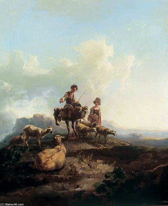 The Young Shepherds — Thomas Barker