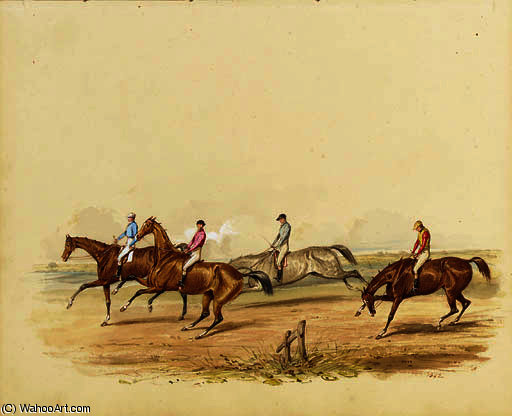 The Start Of The Race — Samuel Henry Gordon Alken