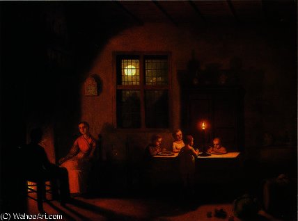 Evening At Home — Johan Mongles Culverhouse
