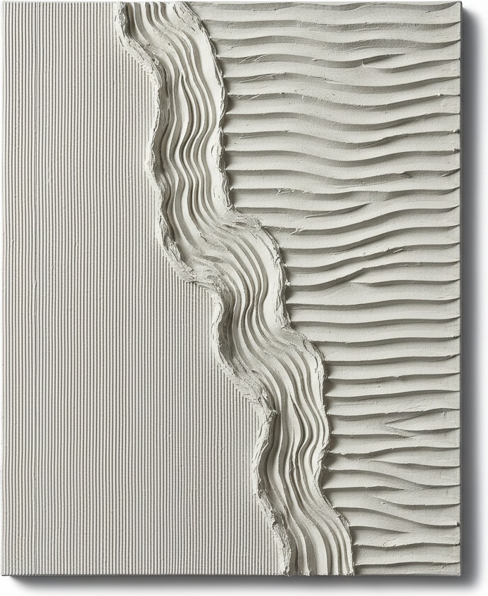 Monolithische Echos Von Knochen Und Schatten In Skulpturalem Relief — David Moreau
