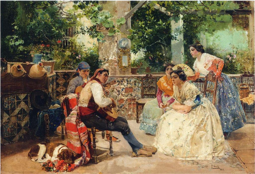 Guitar Players, Valencia — Joaquín Sorolla Y Bastida