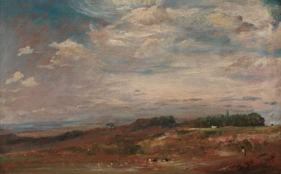 Hampstead Heath With Bathers — Джон Констебл