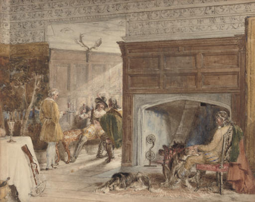 The Huntsman's Hearth — John Frederick Tayler
