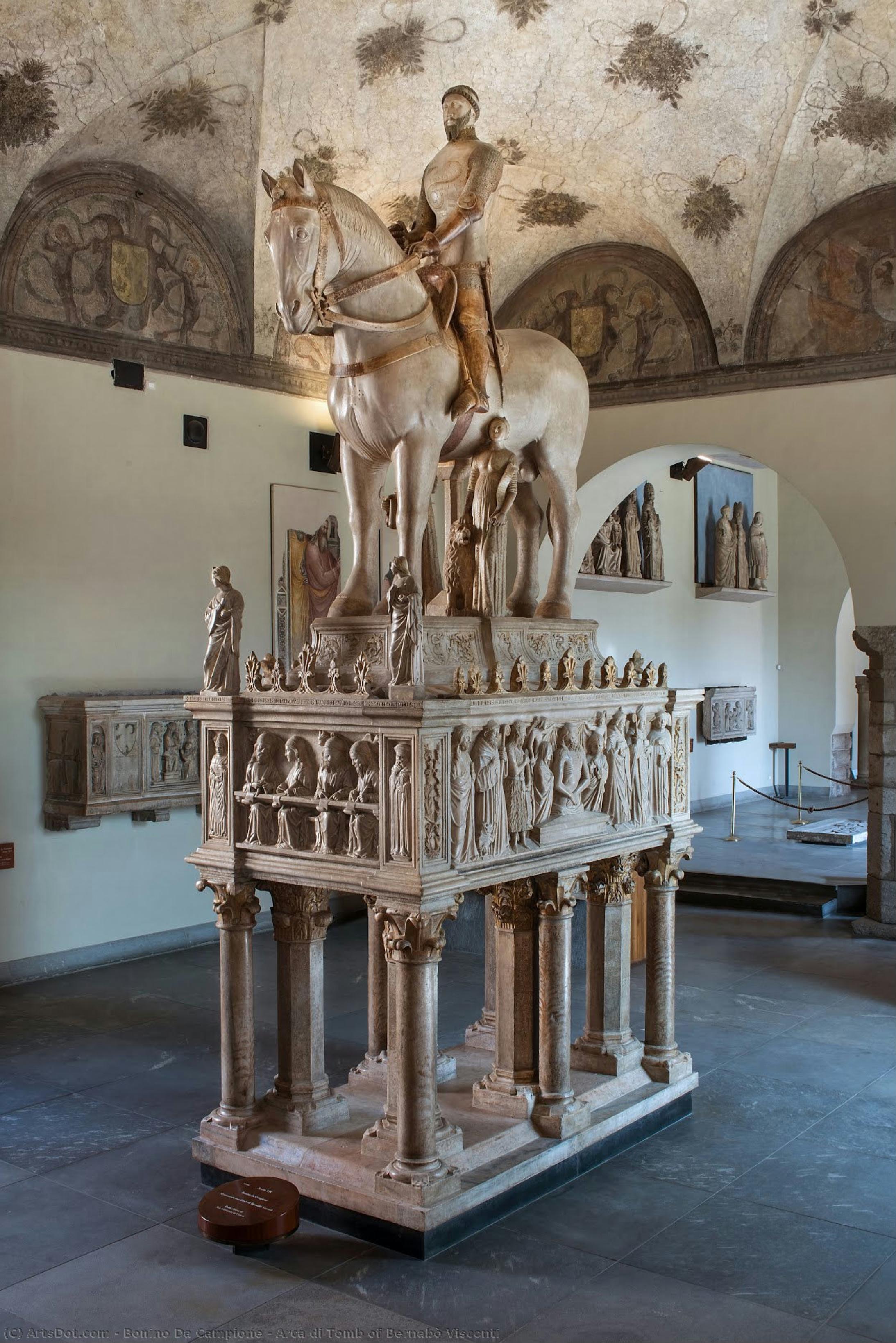 Arca Di Tomb Of Bernabò Visconti — Bonino Da Campione