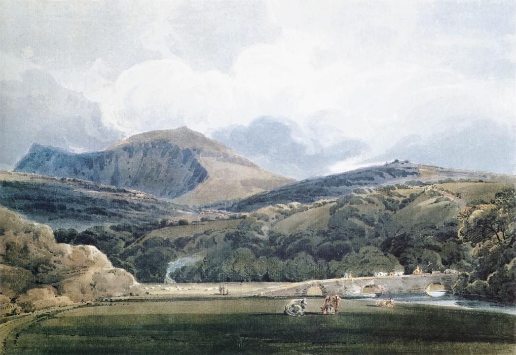 Mynnydd Mawr, North Wales — Thomas Girtin