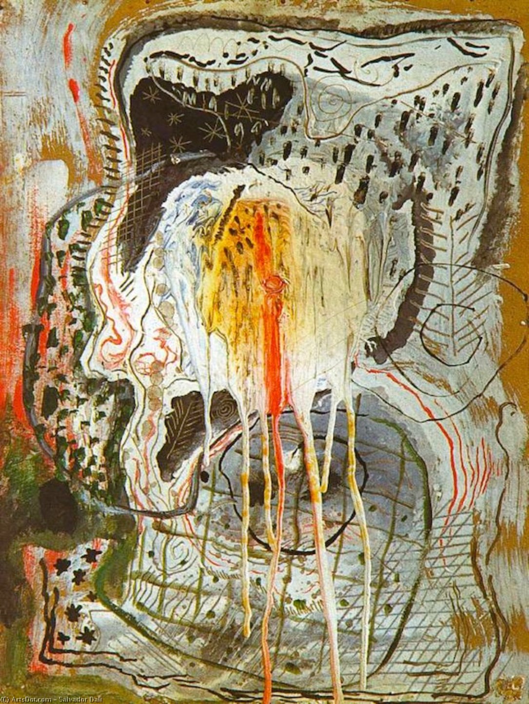 Mujer Desnuda En Un Sillón, C. 1927 — Salvador Dalí