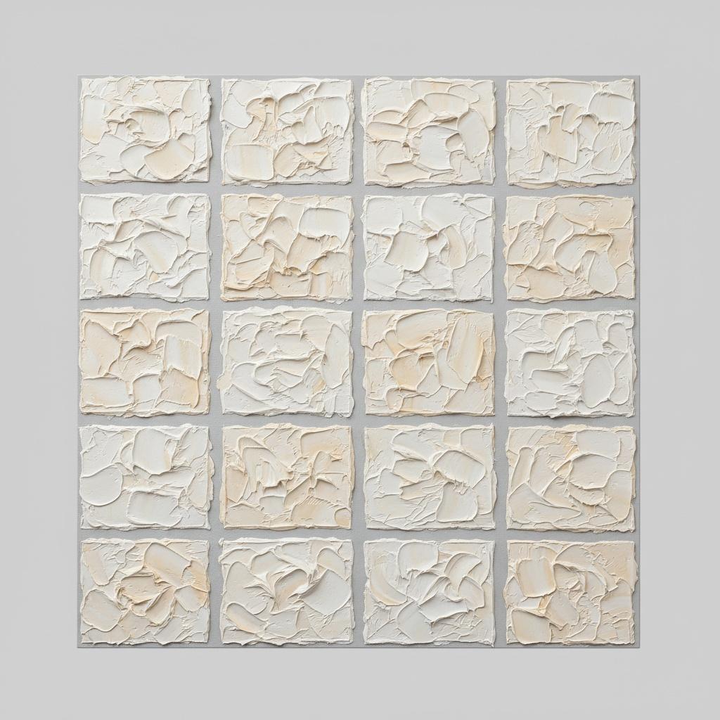 Monolithic Fragments In Ivory: A Meditative Study Of Sculptural Relief And Light — David Moreau
