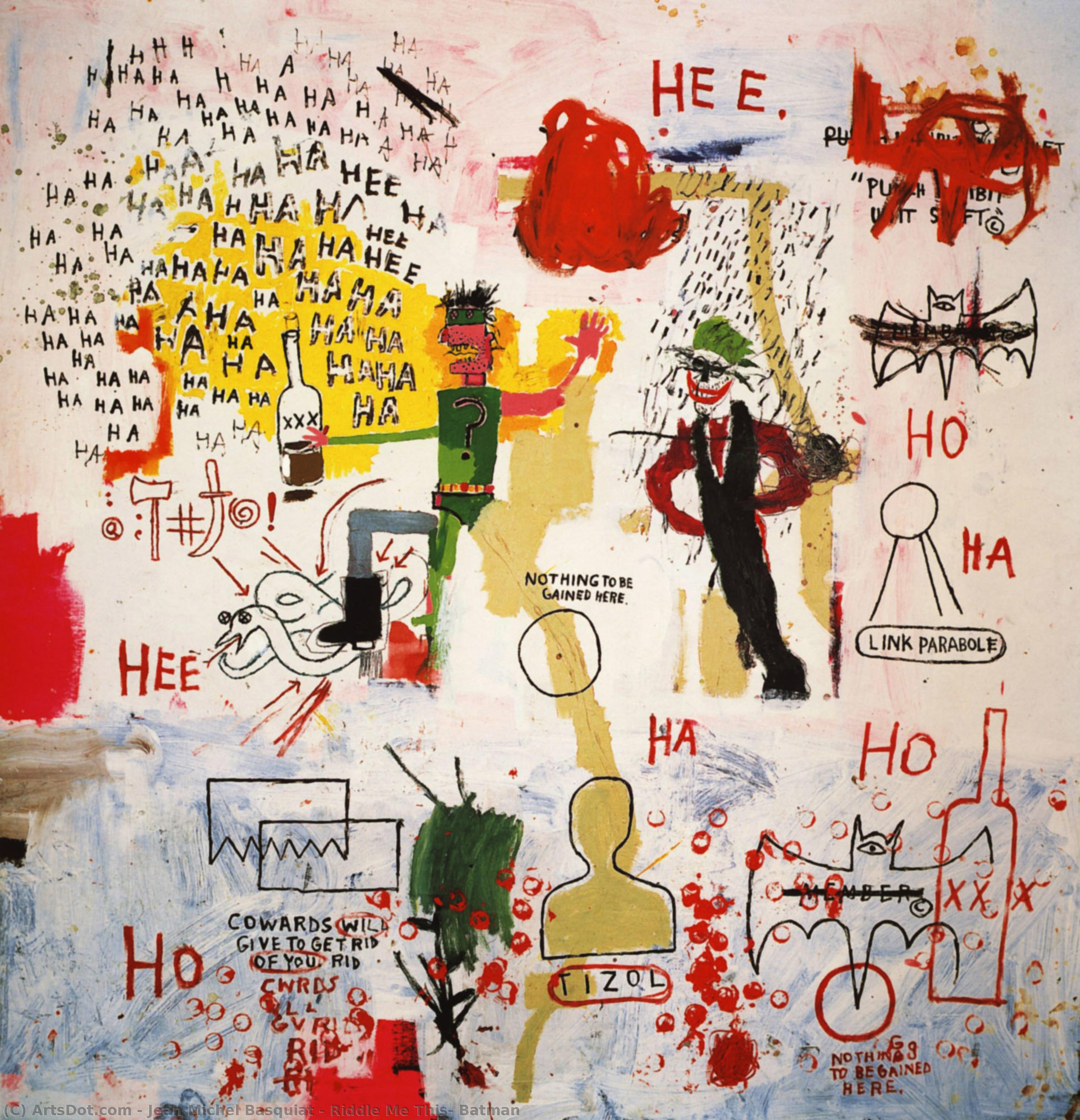 Riddle Me This, Batman — Jean Michel Basquiat