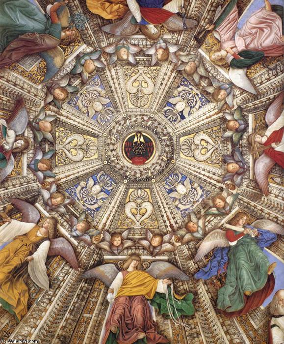 Vaulting Decoration Of The Sacristy Of St Mark (detail) — Melozzo Da Forlì
