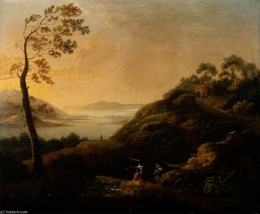 Figures By A Lake — Richard Wilson