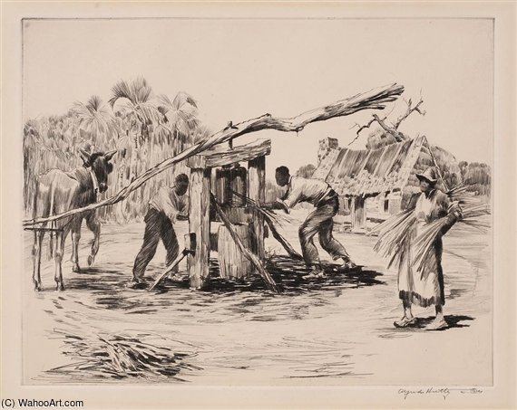 Grinding Sugar Cane — Alfred Heber Hutty