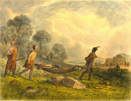 Transporting The Wounded — Seth Eastman