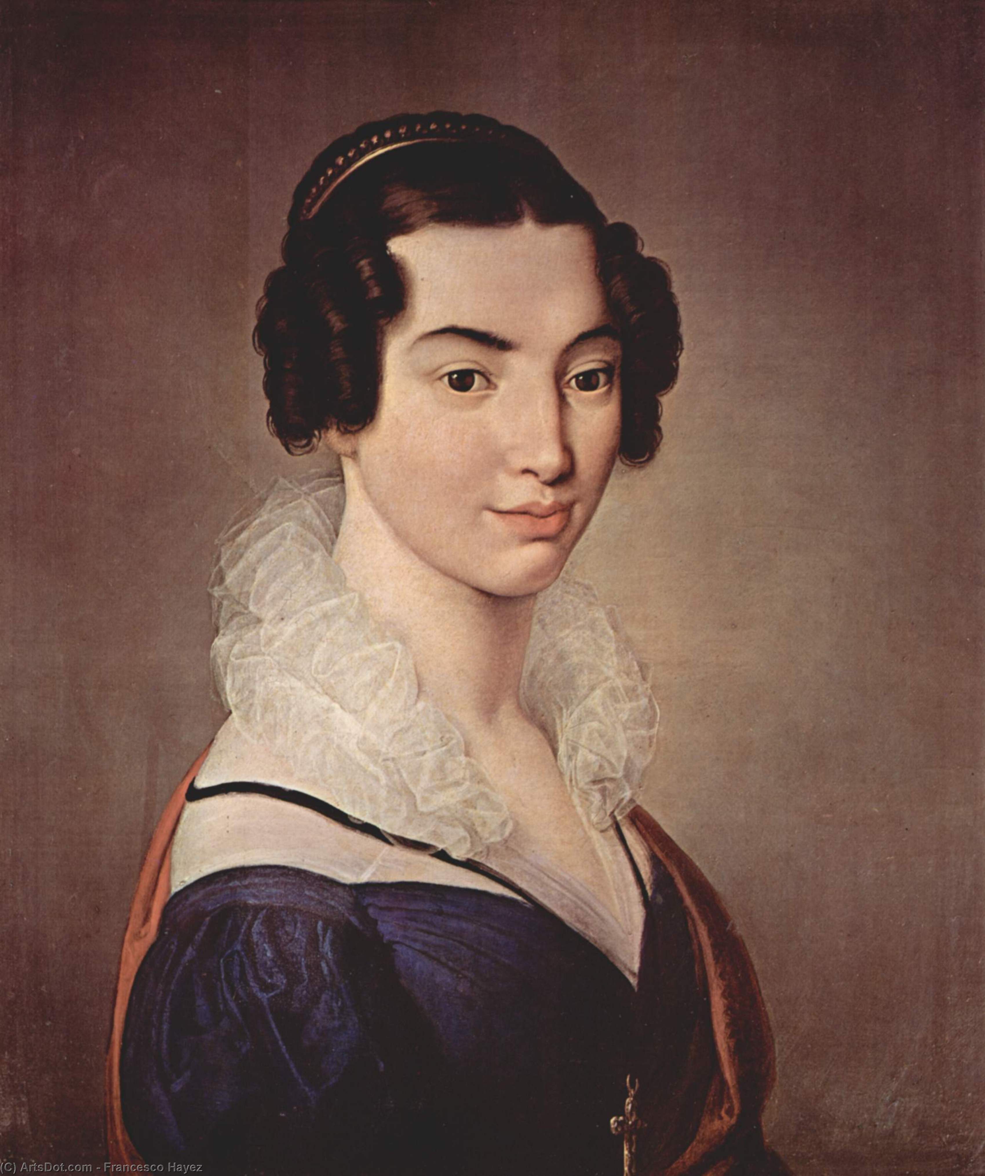 Portrait Of Antoniet Vitali Sola — Франческо Хајез